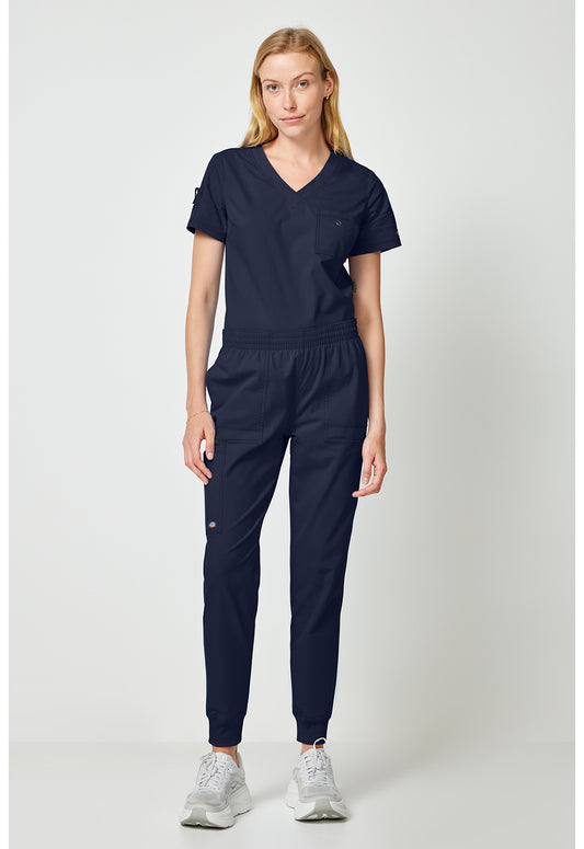 Forge DK275 Women's Mide Rise Cargo Scrub Joggers Navy