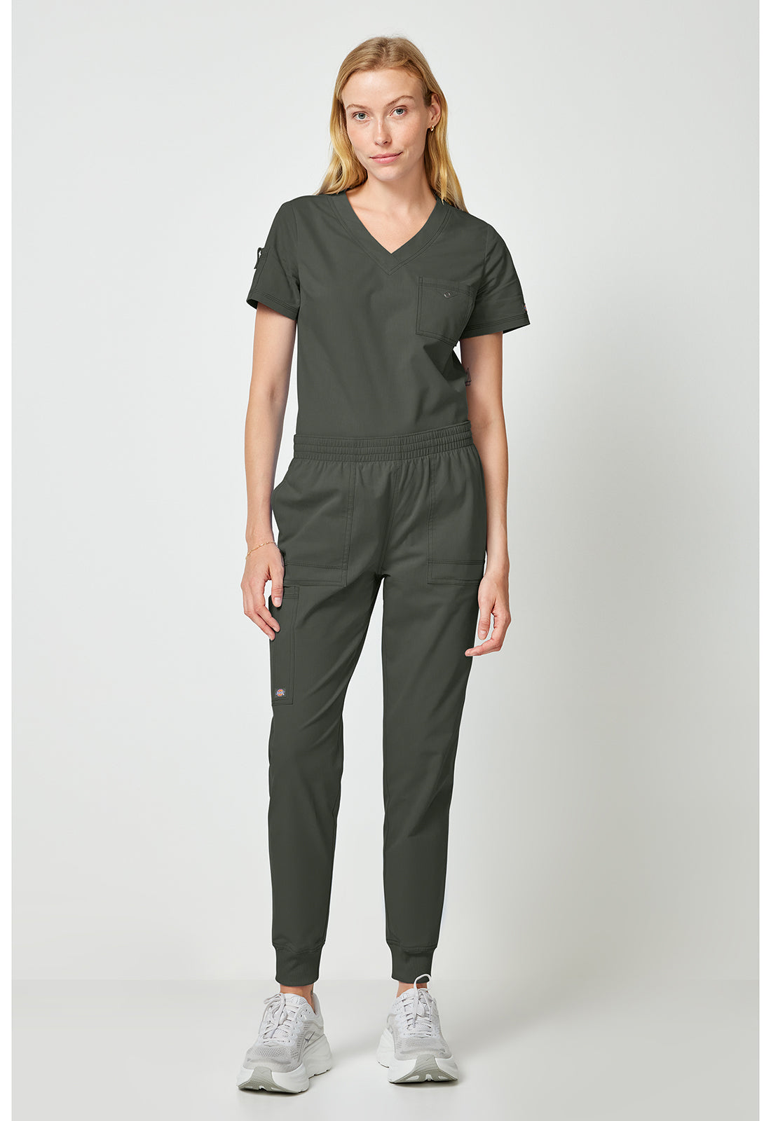 Forge DK275 Women's Mide Rise Cargo Jogger Pants Olive