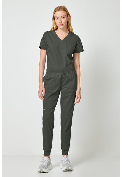 Forge DK275 Women's Mide Rise Cargo Jogger Pants Olive