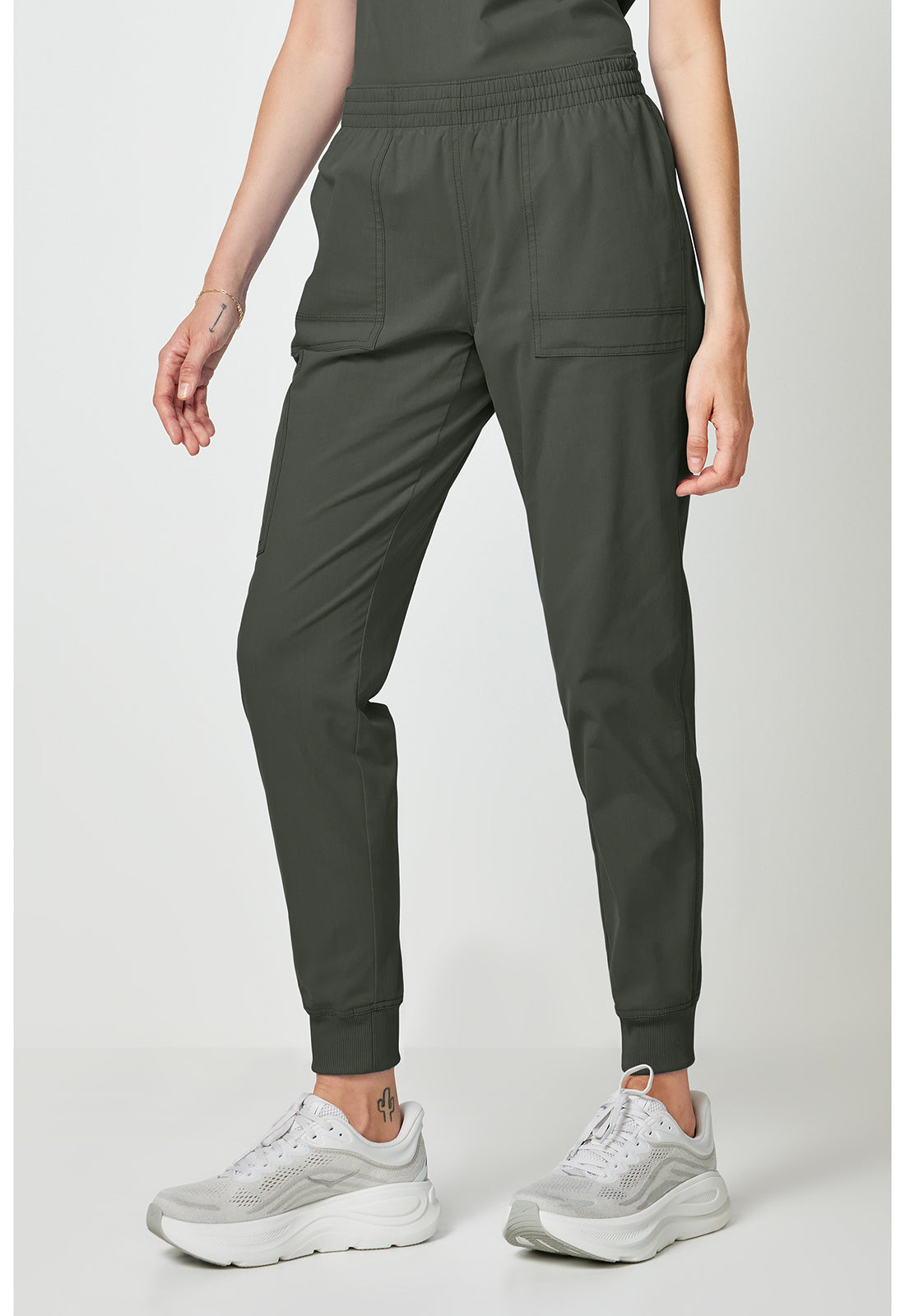 Forge DK275 Women's Mide Rise Cargo Jogger Pants Olive
