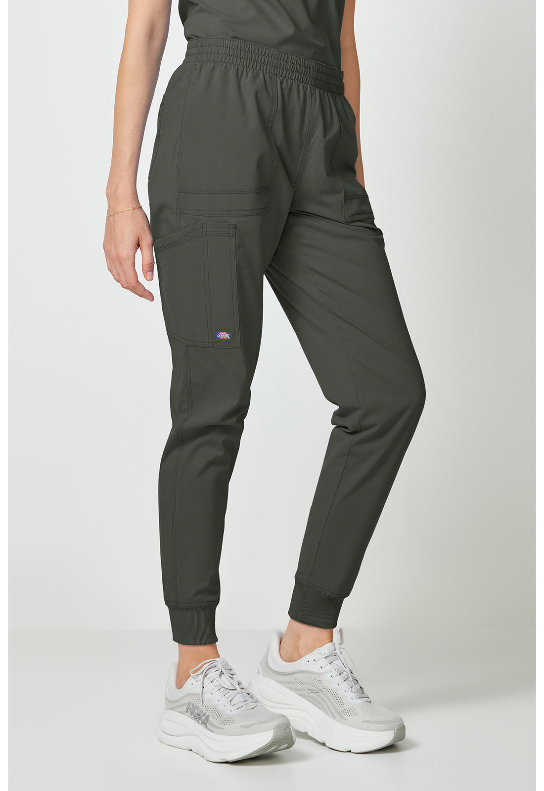 Forge DK275 Women's Mide Rise Cargo Jogger Pants Olive