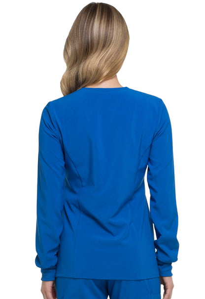 Cleveland Clinic EDS Essentials DK305 Snap Front Warm-up Jacket Royal