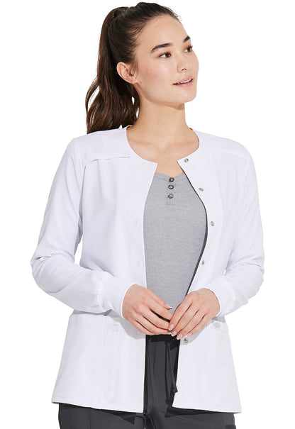EDS Essentials DK305 Women's Snap Front Warm-up Jacket image 5