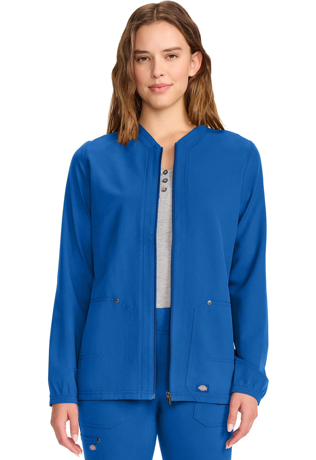 EDS NXT DK322 Women's Front-Zip Jacket Royal Image