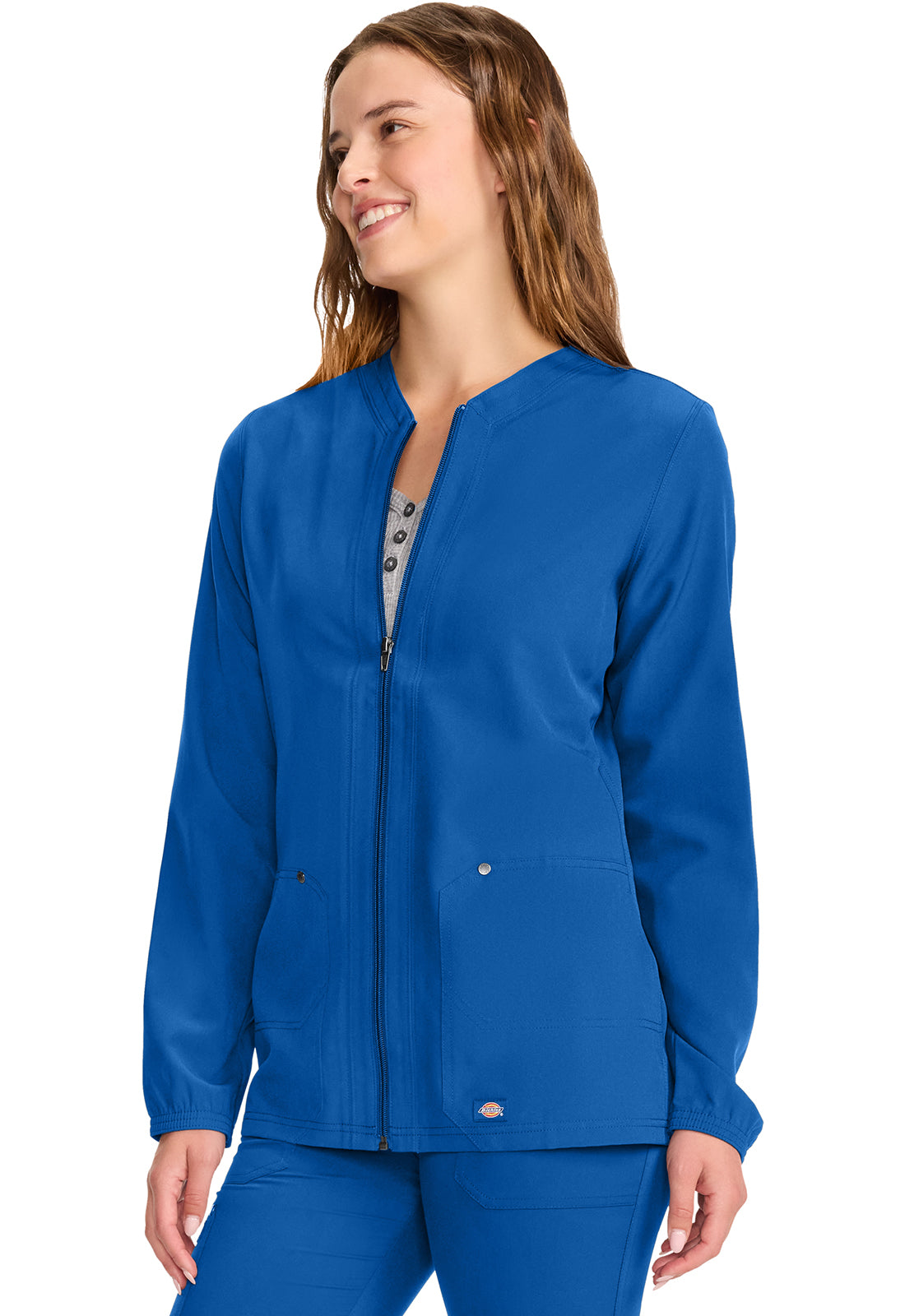 EDS NXT DK322 Women's Front-Zip Jacket Royal Image