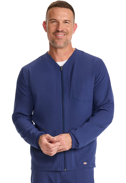 EDS NXT DK323 Men's Front-Zip Jacket Navy Model Image Front | Dickies