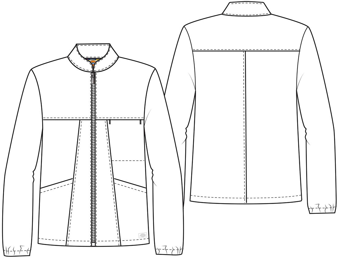 EDS Essentials DK342 Men's Zip Front Jacket Pewter