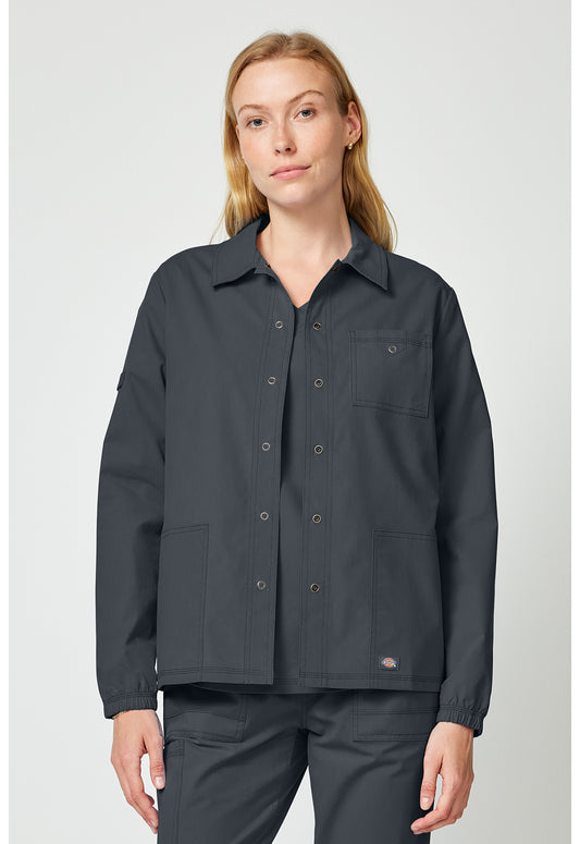 Forge DK343 Women's snap front jacket Pewter
