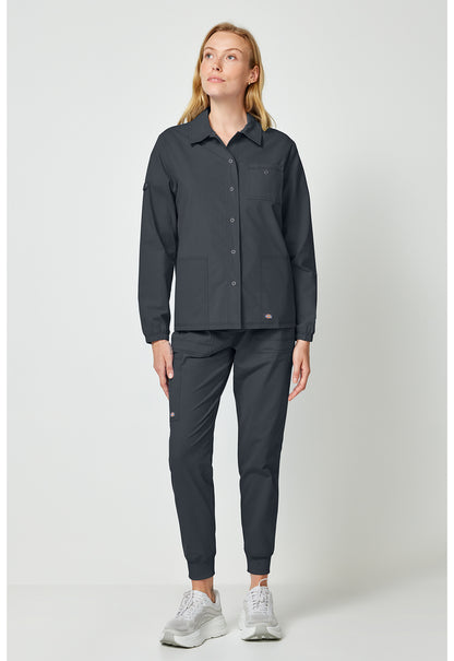 Forge DK343 Women's snap front jacket Pewter