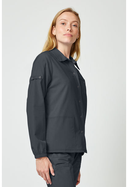 Forge DK343 Women's snap front jacket Pewter