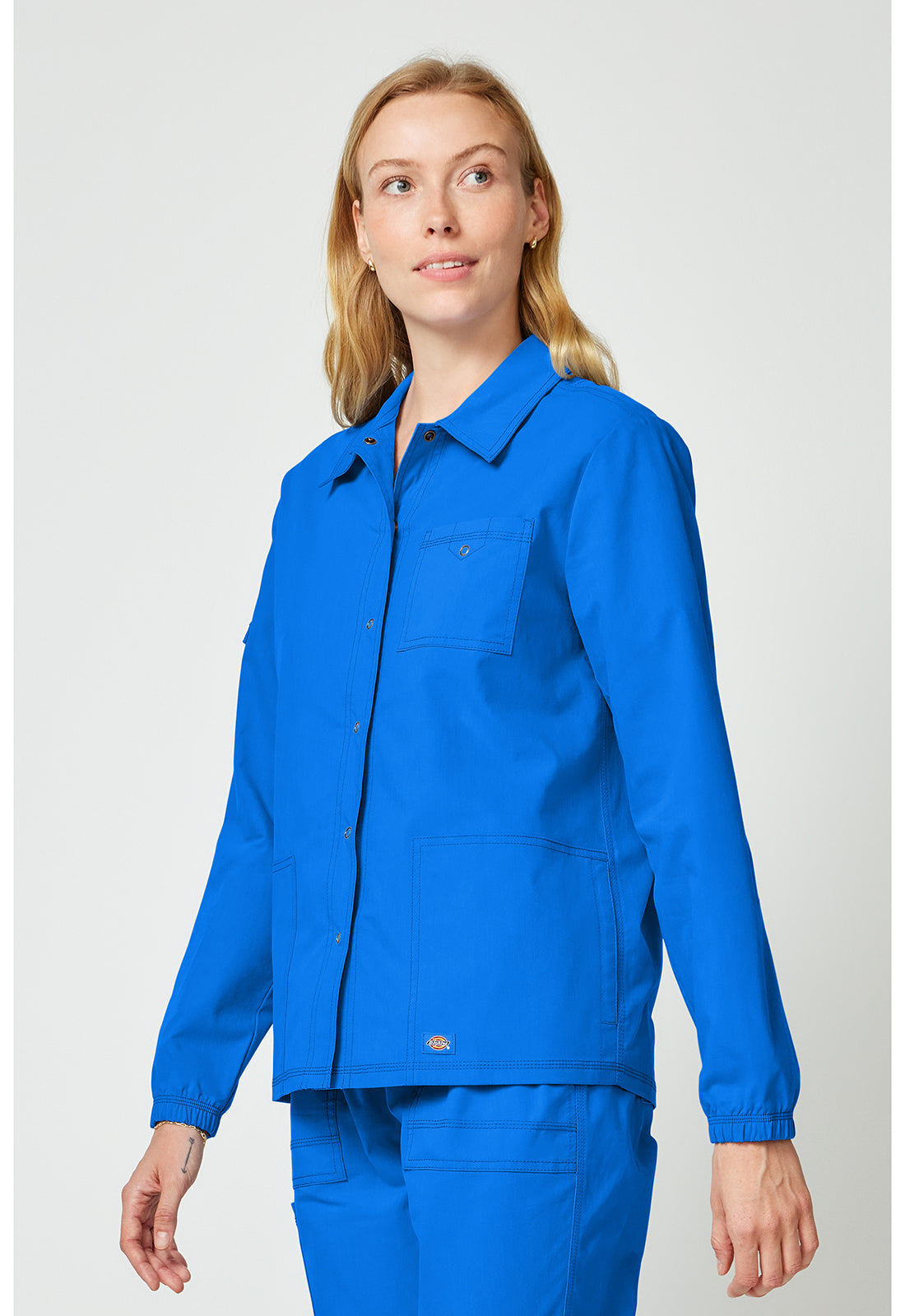 Forge DK343 Women's Snap Front Jackets Royal