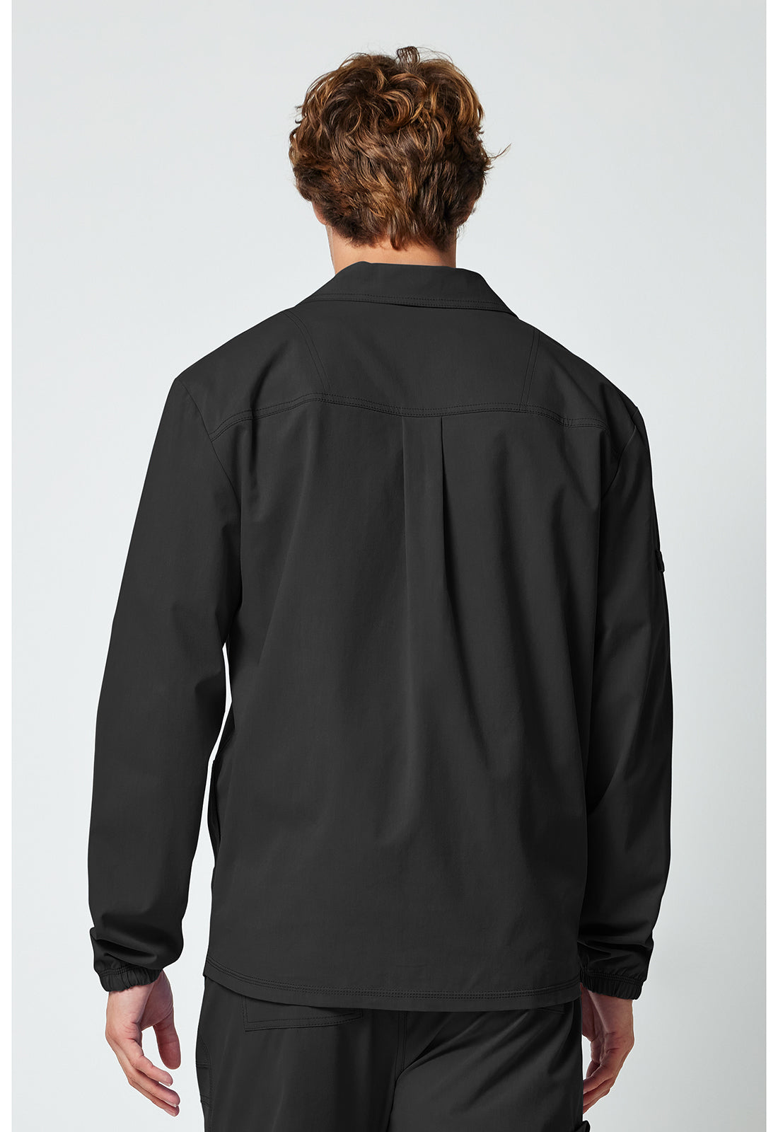 Forge DK344 Men's snap front jacket Black
