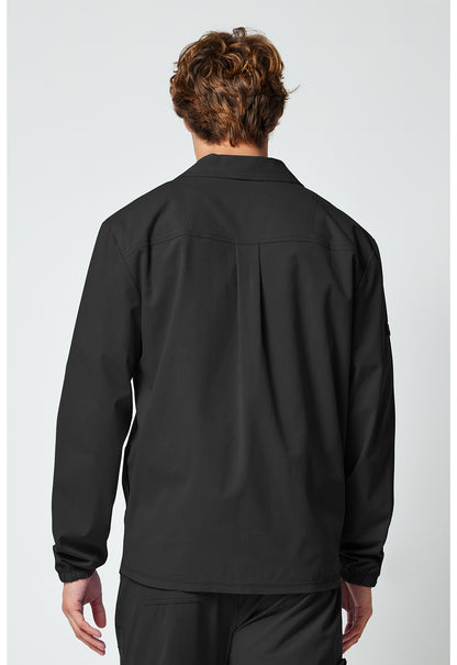 Forge DK344 Men's snap front jacket Black