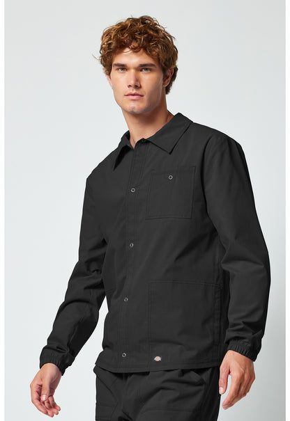 Forge DK344 Men's snap front jacket Black