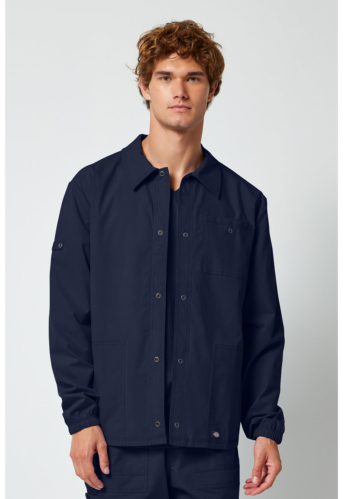 Forge DK344 Men's snap front jacket Navy