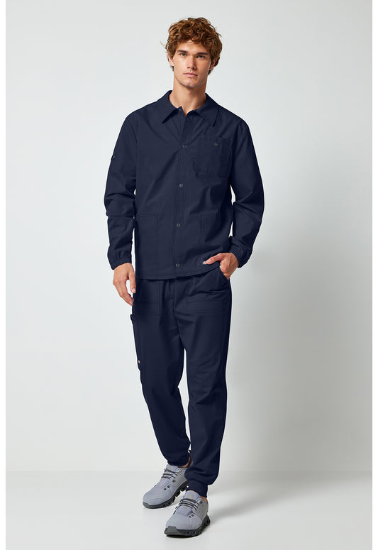 Forge DK344 Men's snap front jacket Navy