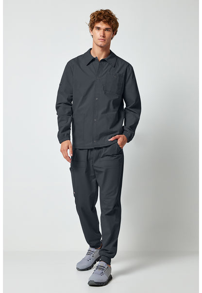 Forge DK344 Men's snap front jacket Pewter