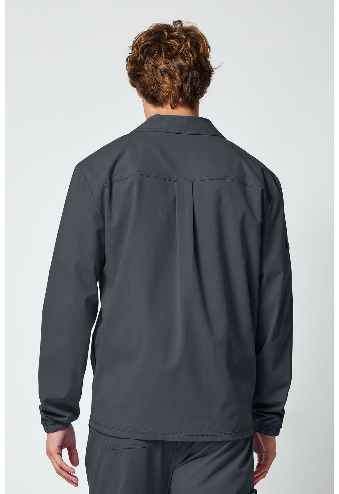 Forge DK344 Men's snap front jacket Pewter