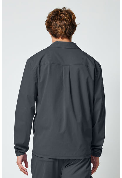 Forge DK344 Men's snap front jacket Pewter