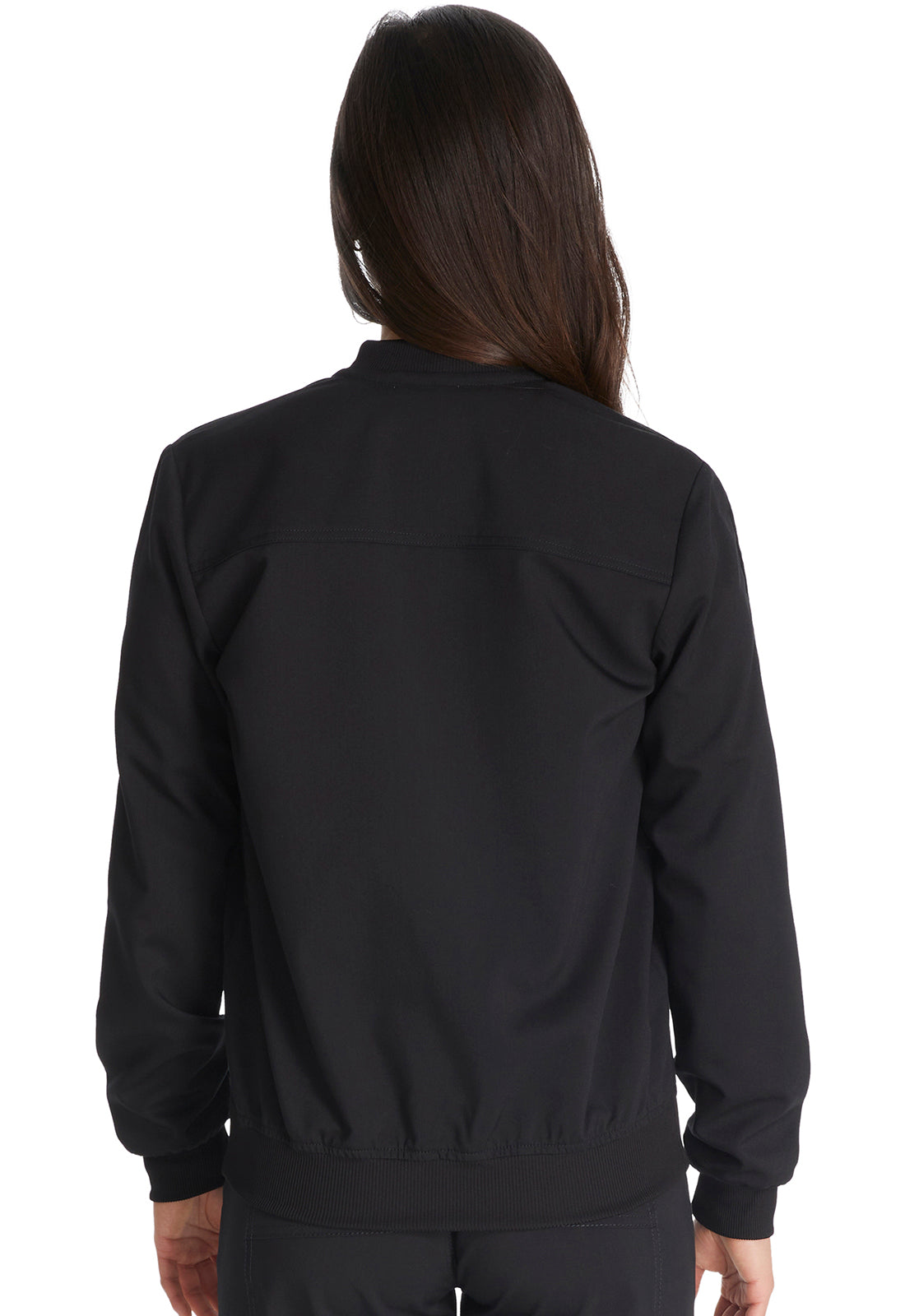 Balance DK365 Zip Front Jacket Black Model Image Back | Dickies