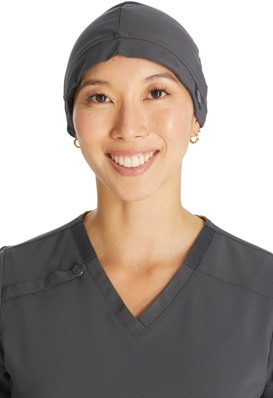 EDS Essentials DK502 Scrubs Hat Pewter Model Image Front | Dickies