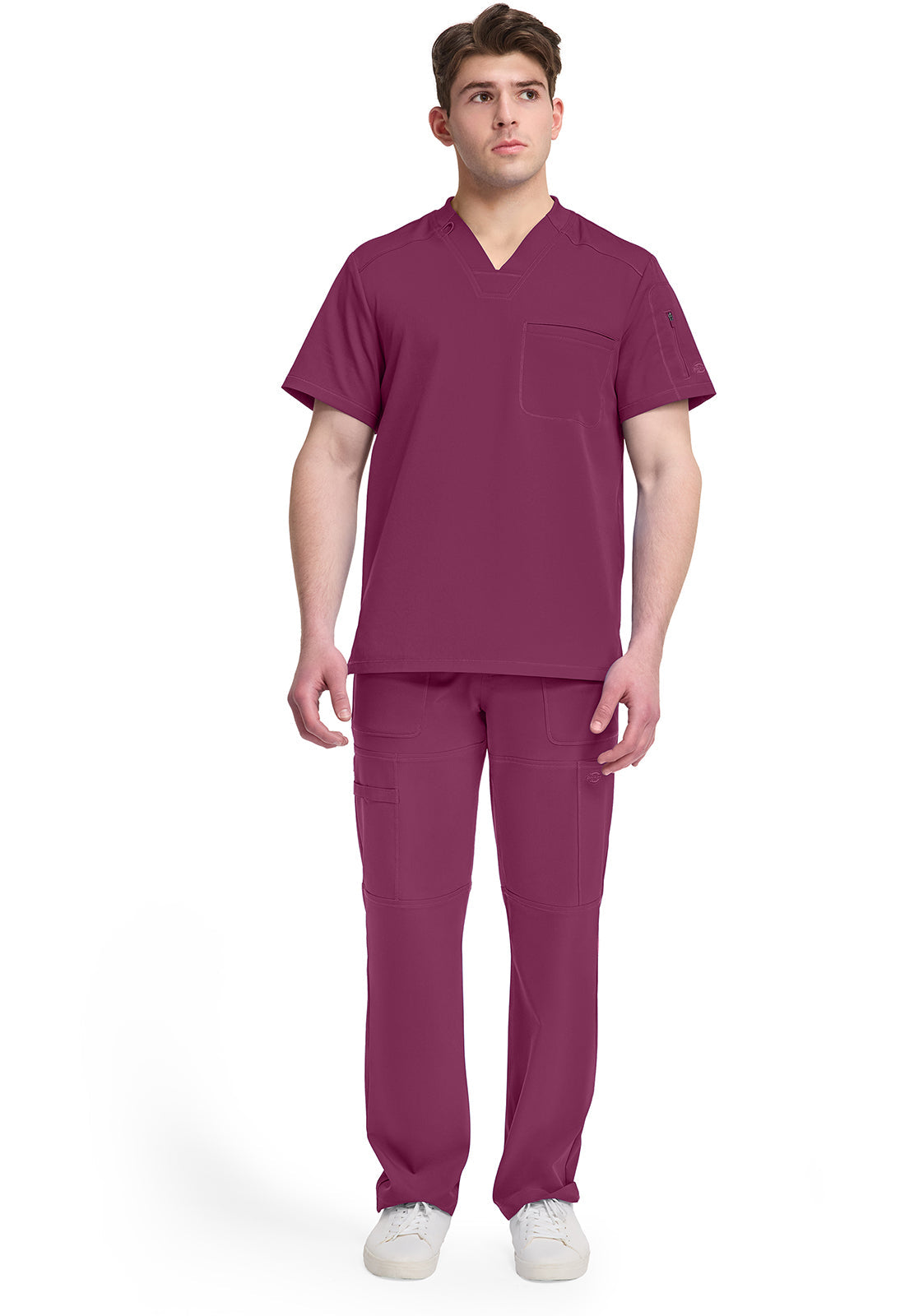 Dynamix DK610 Men's Tuckable V-Neck Scrub Top image 2