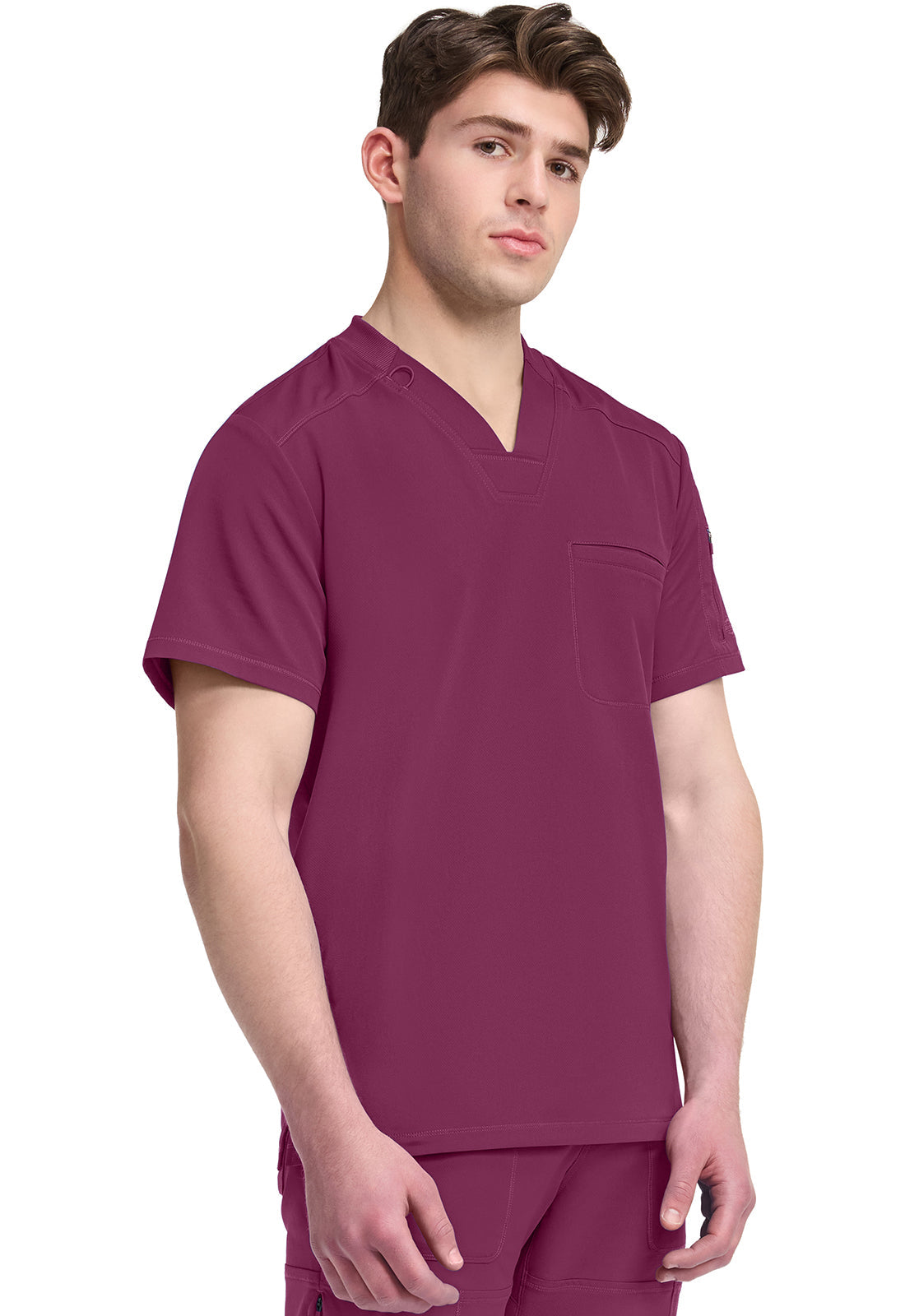 Dynamix DK610 Men's Tuckable V-Neck Scrub Top image 5