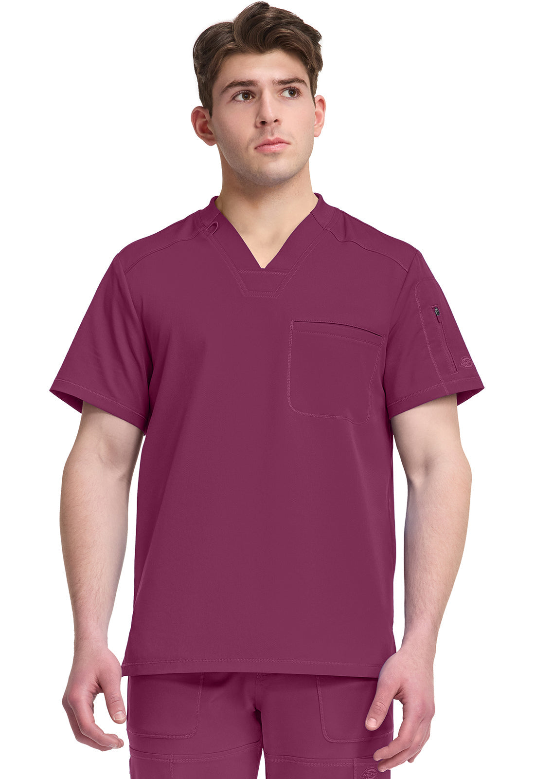 Dynamix DK610 Men's Tuckable V-Neck Scrub Top image 1