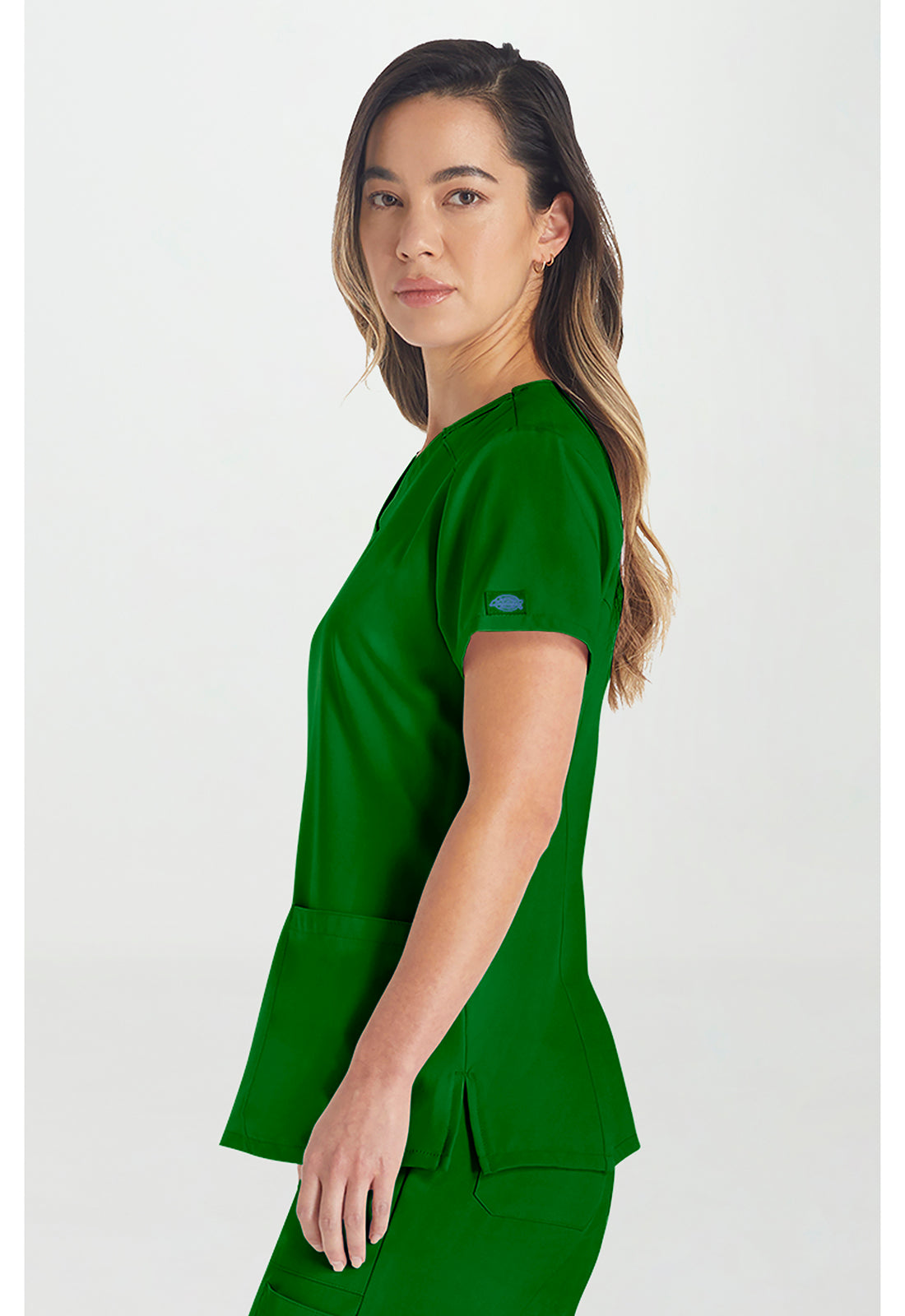 EDS Essentials DK615 Women's V-Neck Scrub Top image 3