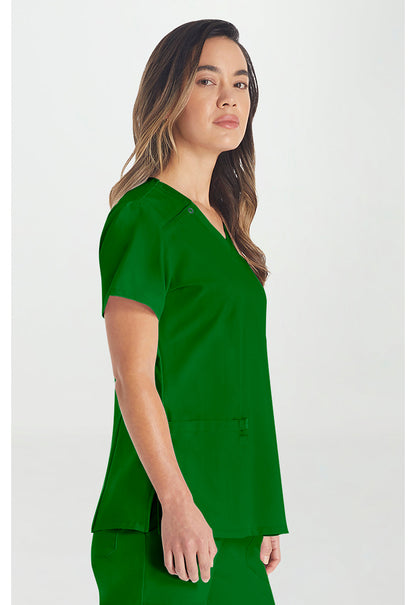 EDS Essentials DK615 Women's V-Neck Scrub Top image 5