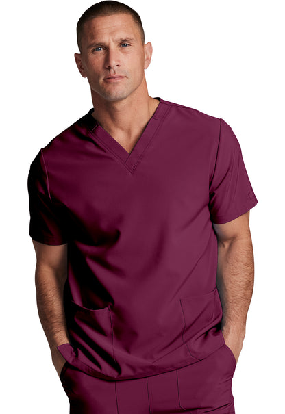 EDS Essentials DK619 Unisex V-Neck Top Wine