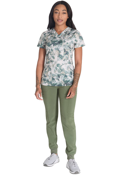 Prints DK667 V-Neck Print Top Nature Trail