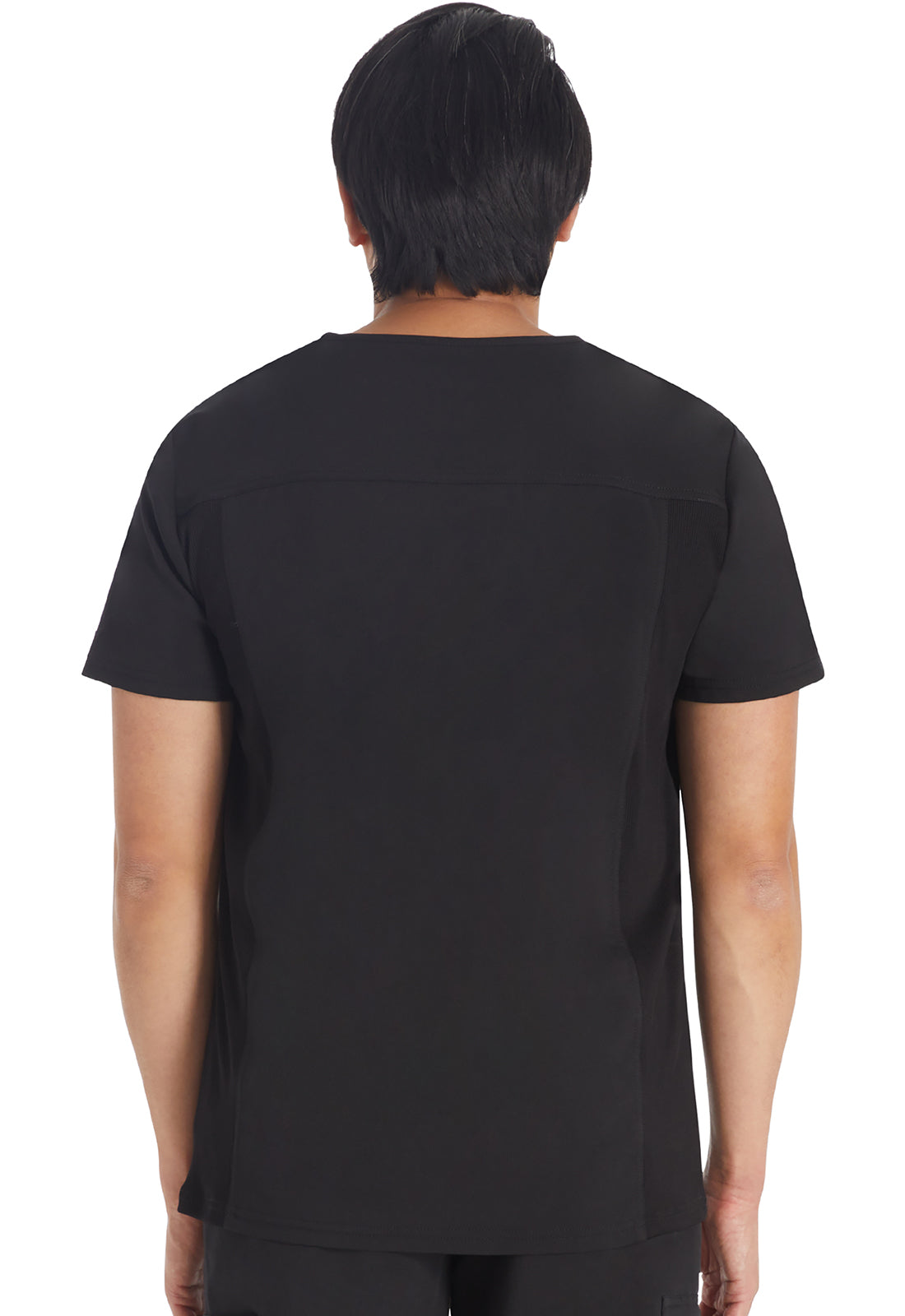 Balance DK672 Men's V-Neck Top Black Model Image Back | Dickies