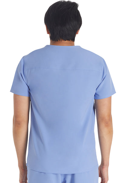 EDS NXT DK676 Men's Round Neck Top Ciel Model Image Back | Dickies