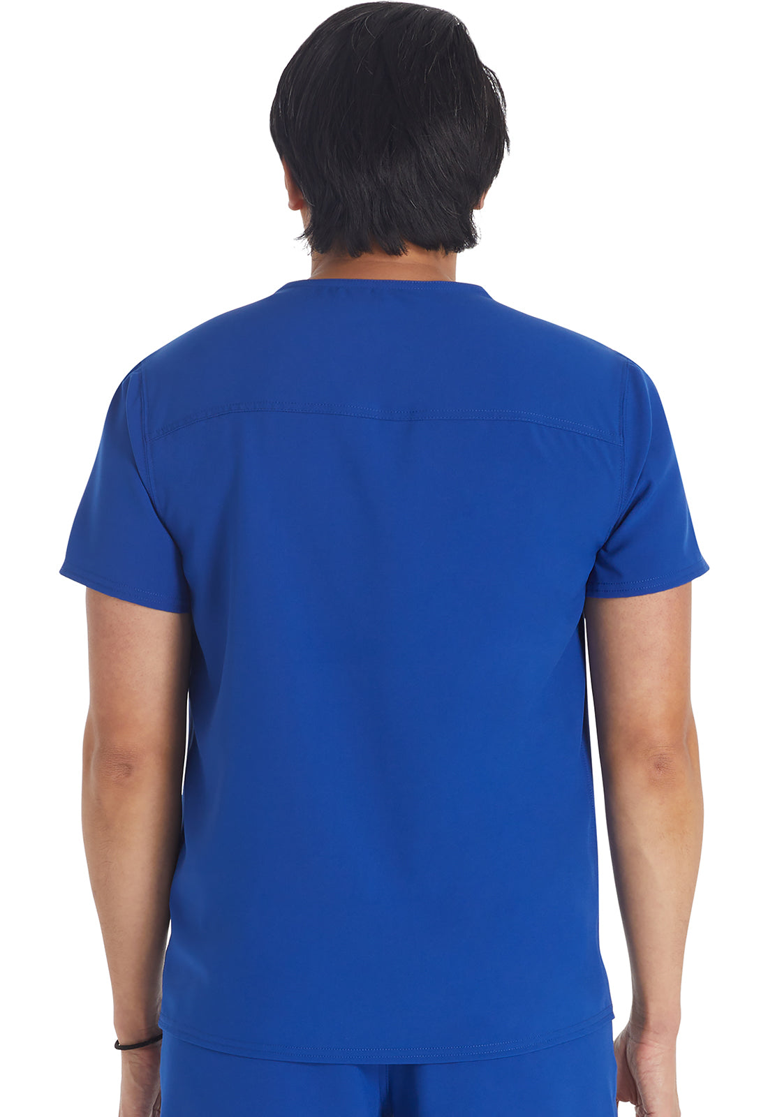 EDS NXT DK676 Men's Round Neck Top Galaxy Blue Model Image Back | Dickies