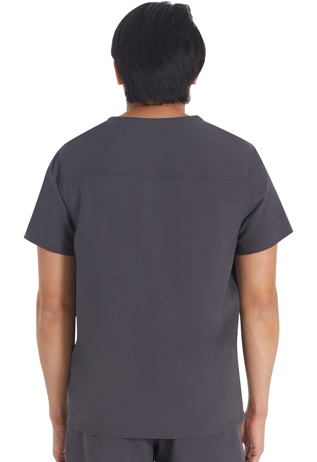 EDS NXT DK676 Men's Round Neck Top Pewter Model Image Back | Dickies