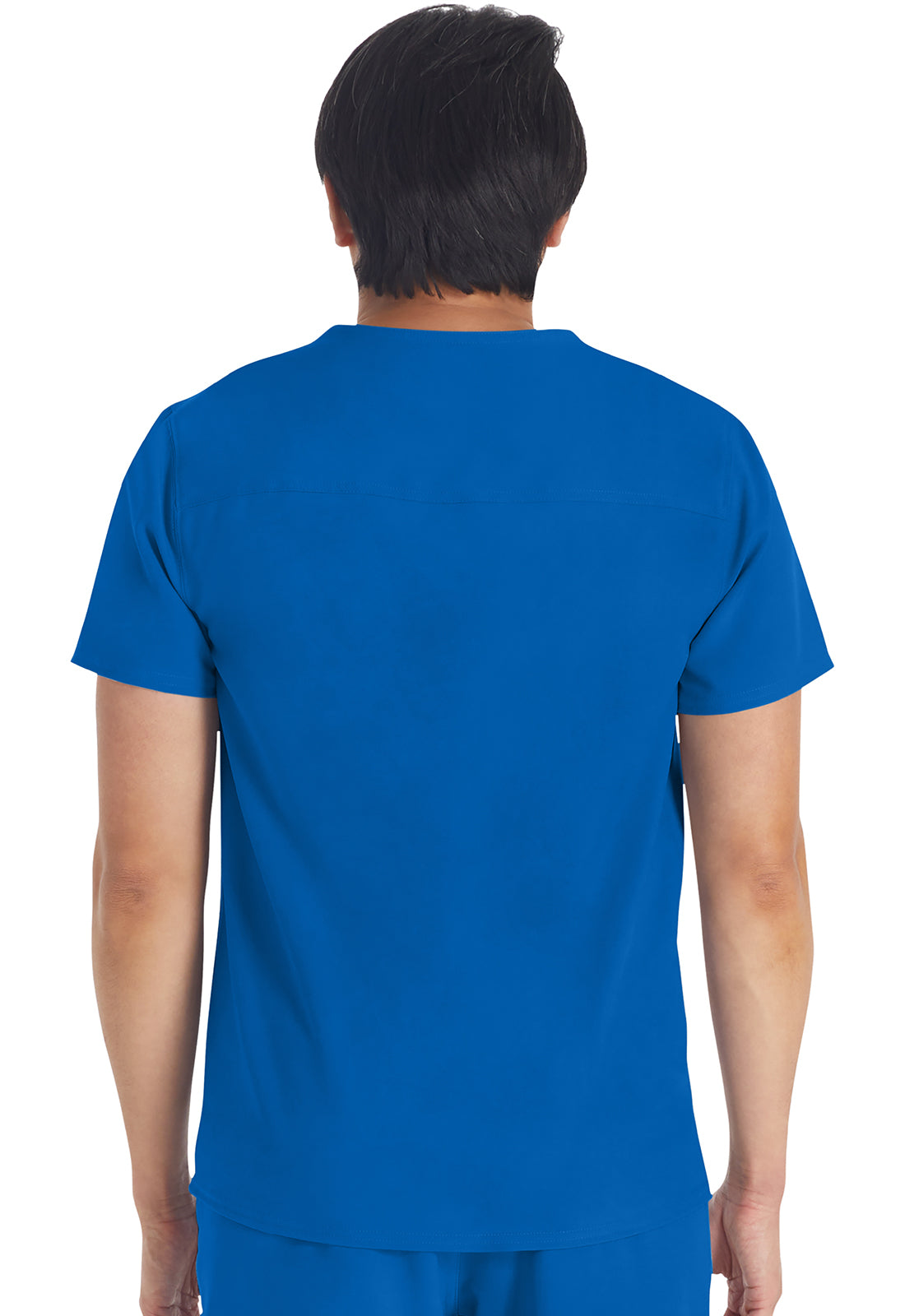 EDS NXT DK676 Men's Round Neck Top Royal Model Image Back | Dickies