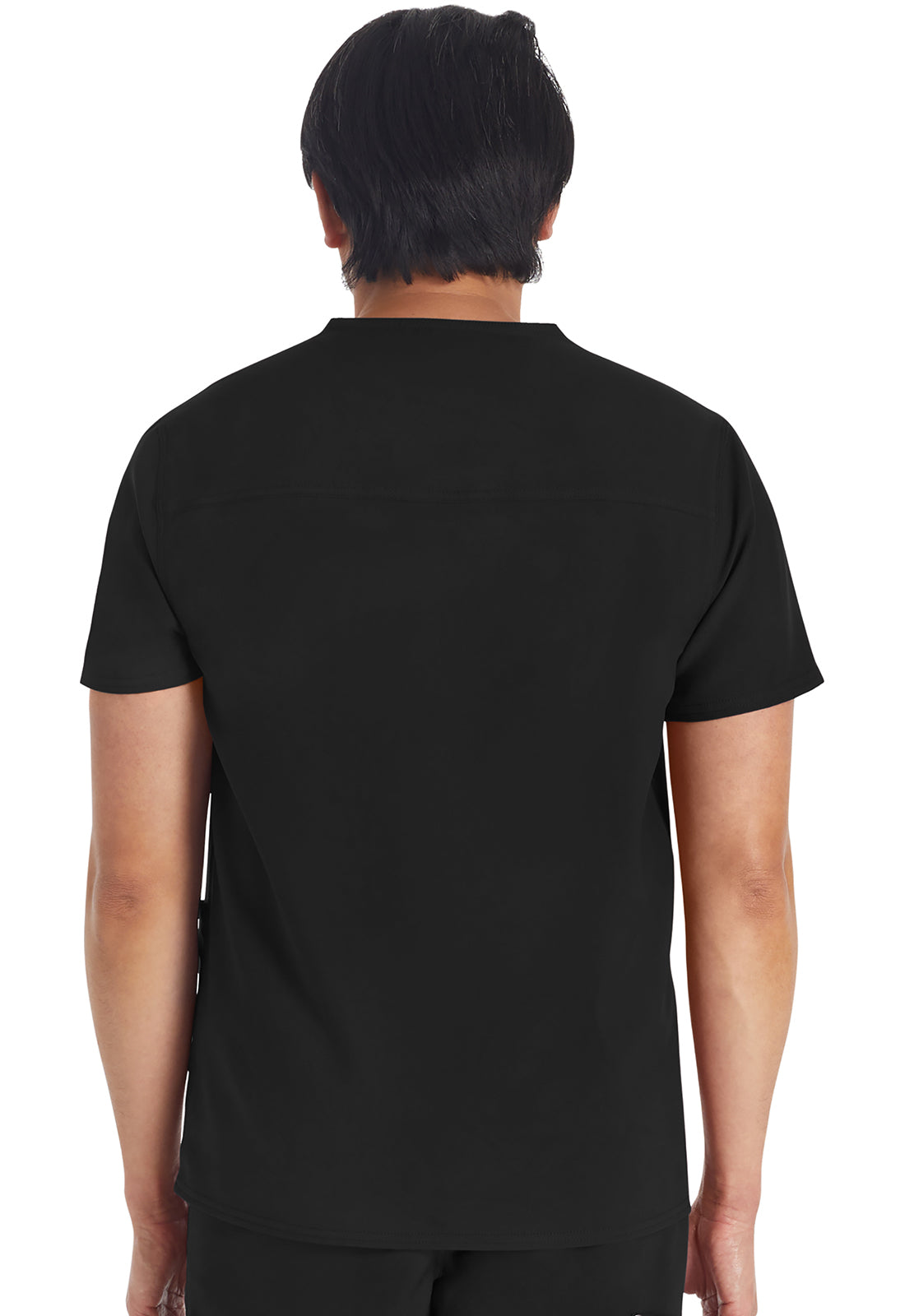 EDS NXT DK677 Men's V-neck Top Black Model Image Back | Dickies