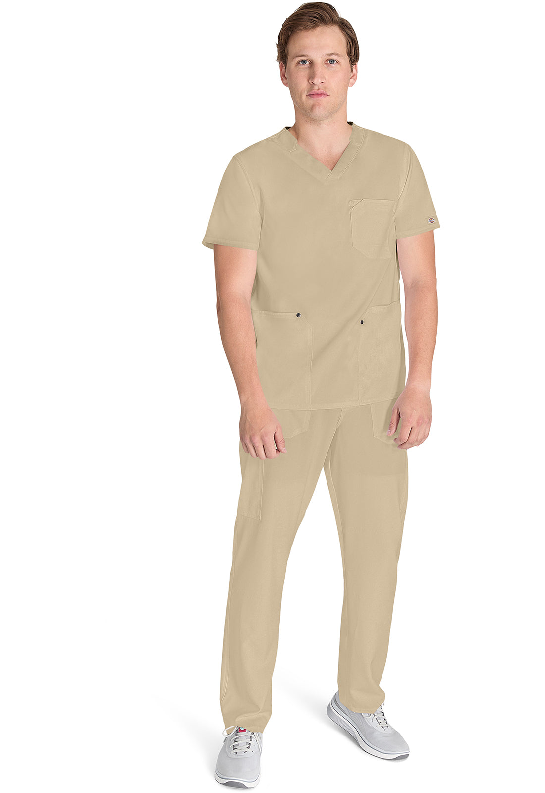 Dickies EDS NXT DK677 Men's V-neck Top Khaki – Med Threads