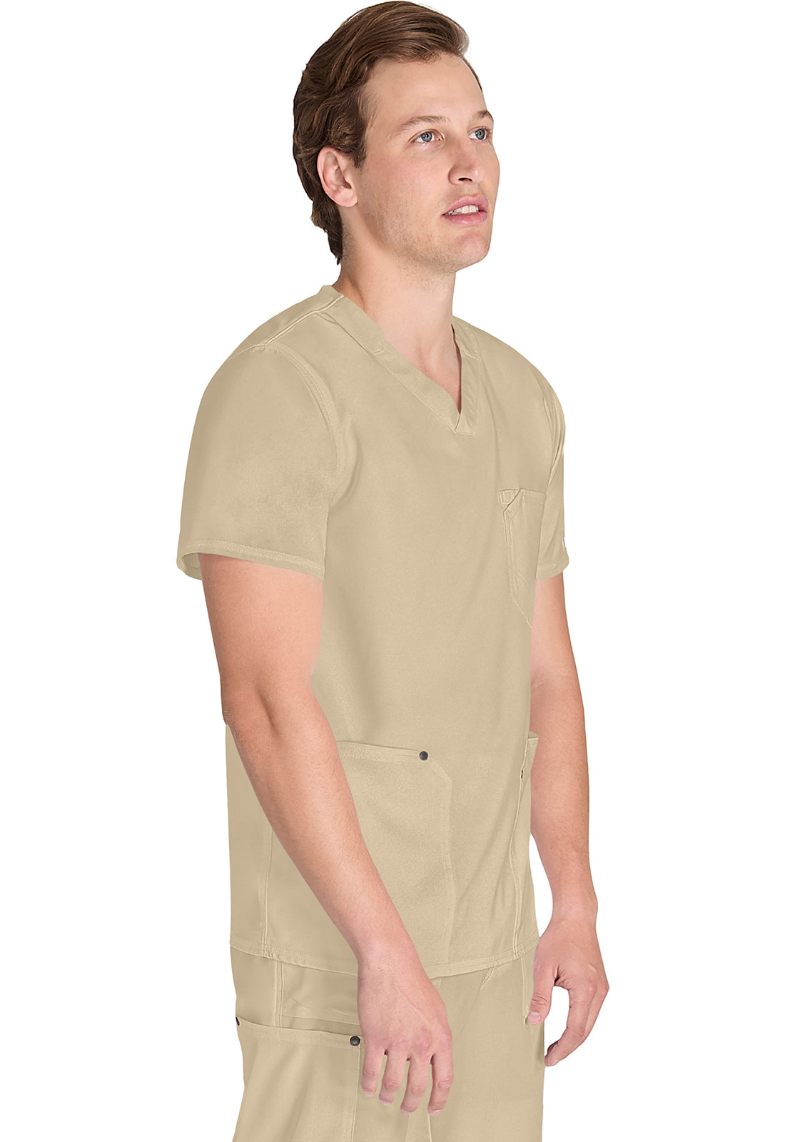 EDS NXT DK677 Men's V-neck Top Khaki