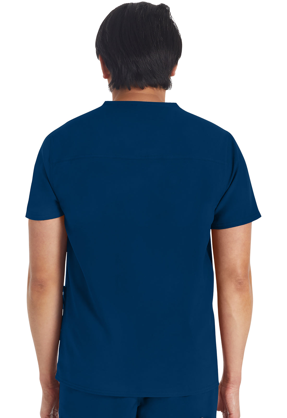 EDS NXT DK677 Men's V-neck Top Navy Model Image Back | Dickies