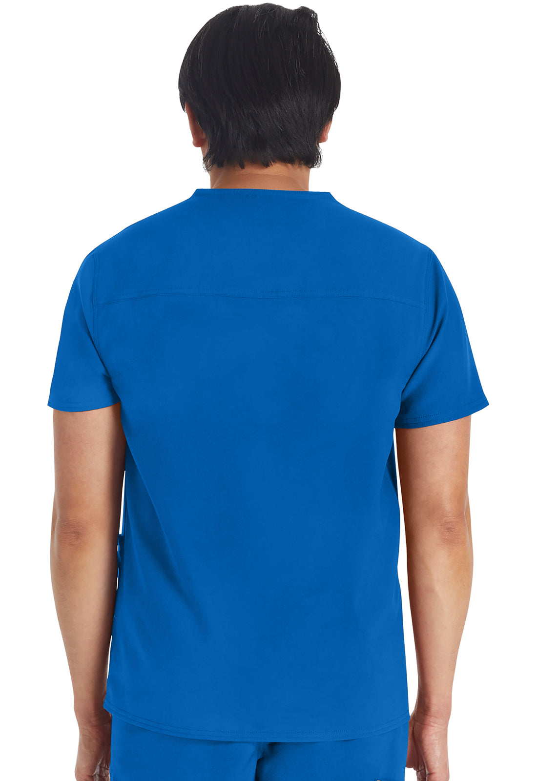 EDS NXT DK677 Men's V-neck Top Royal Model Image Back | Dickies