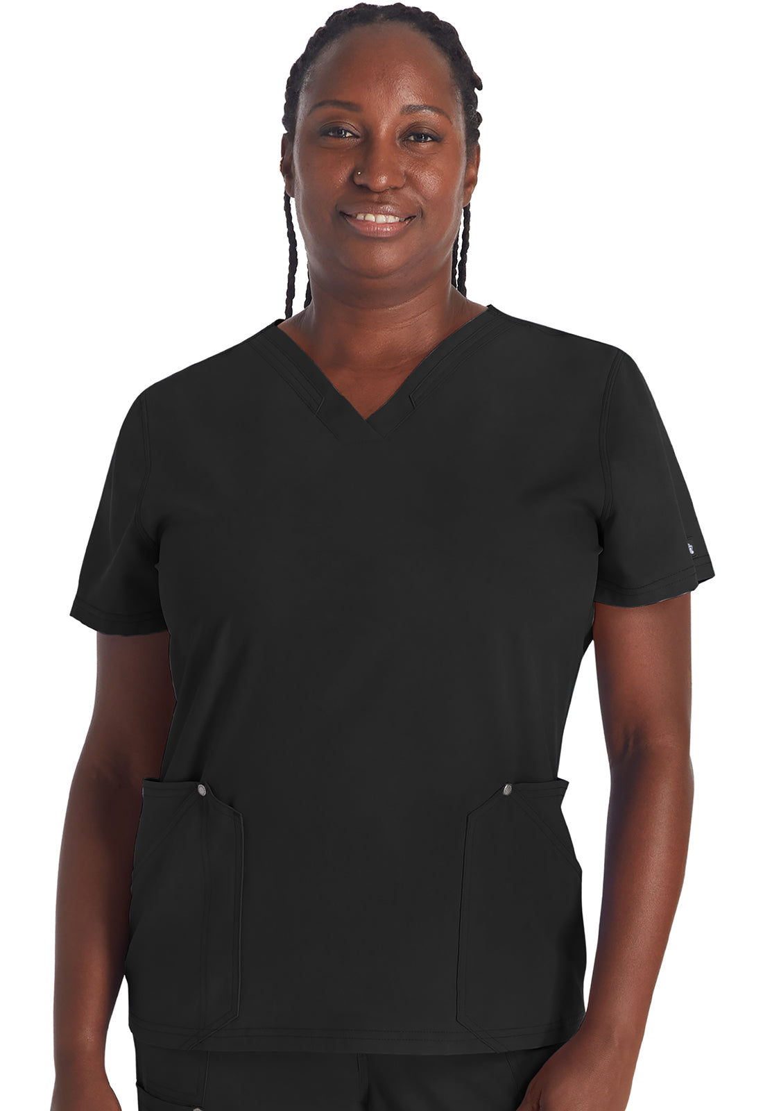 EDS NXT DK678 V-Neck Top Black