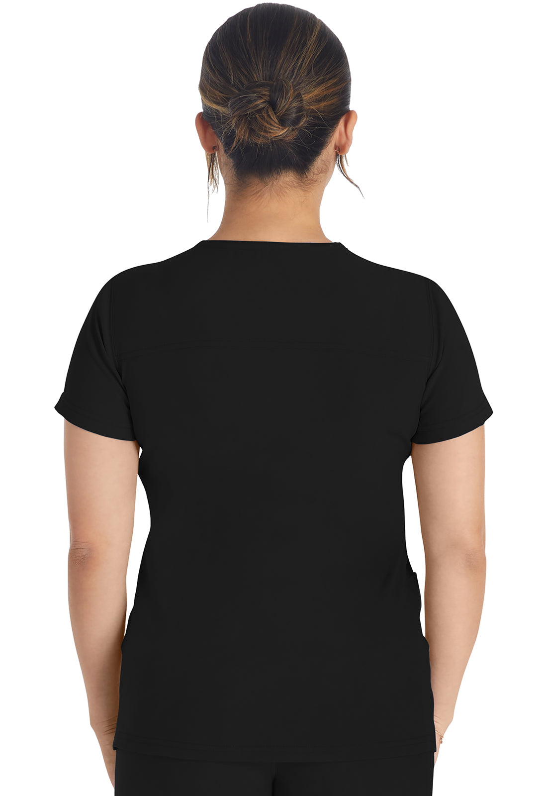 EDS NXT DK678 V-Neck Top Black Model Image Back | Dickies