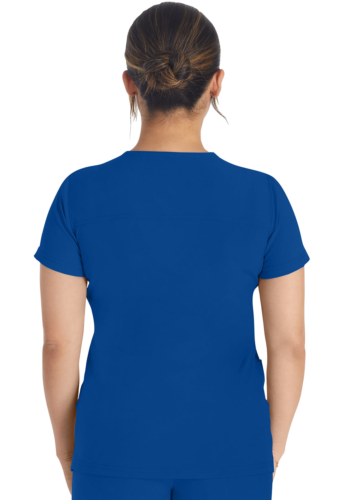 EDS NXT DK678 V-Neck Top Galaxy Blue Model Image Back | Dickies