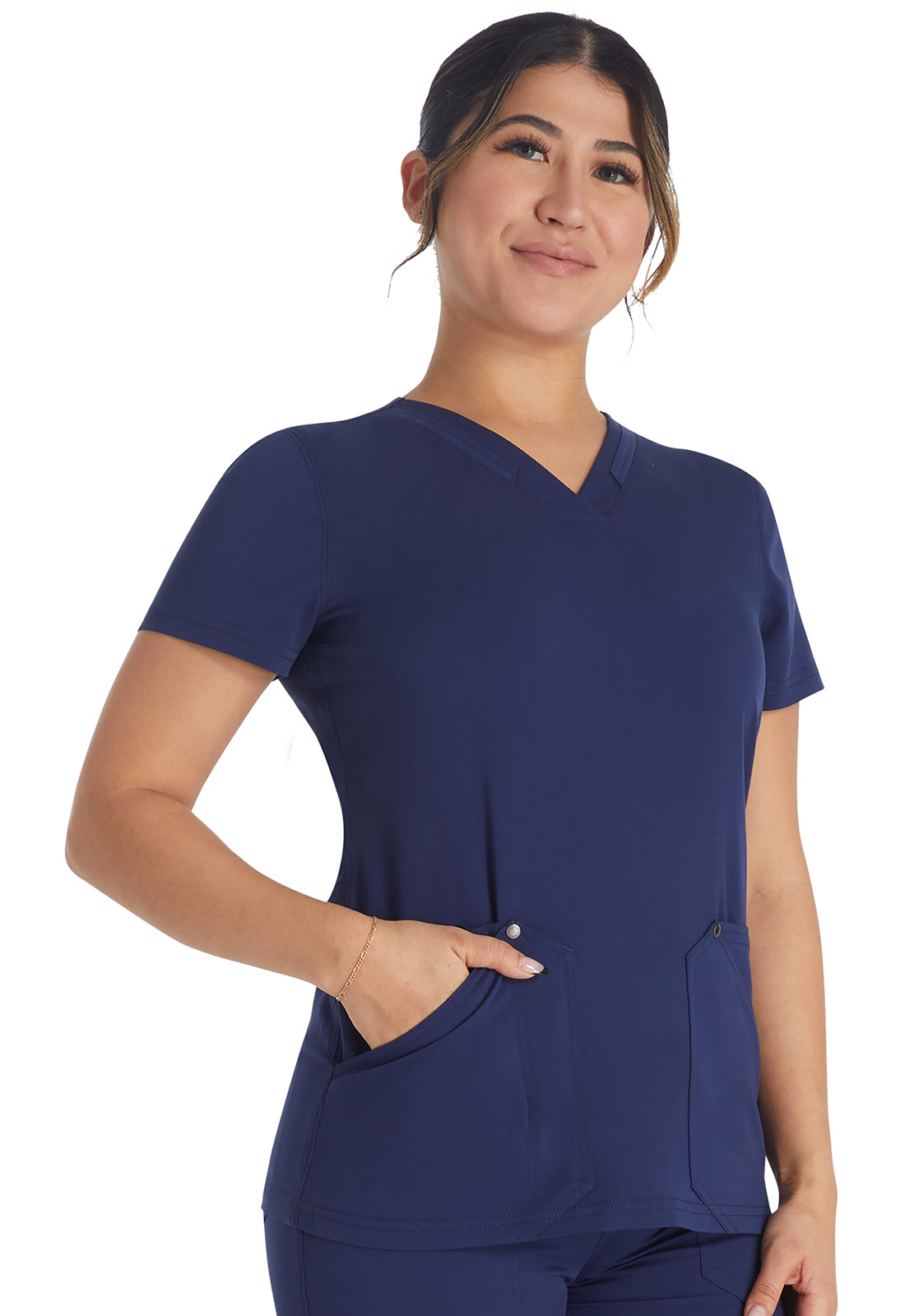 EDS NXT DK678 V-Neck Top Navy