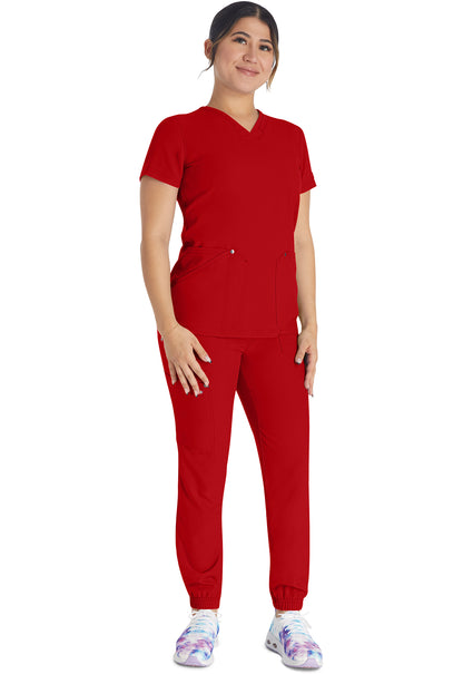EDS NXT DK678 V-Neck Top Red