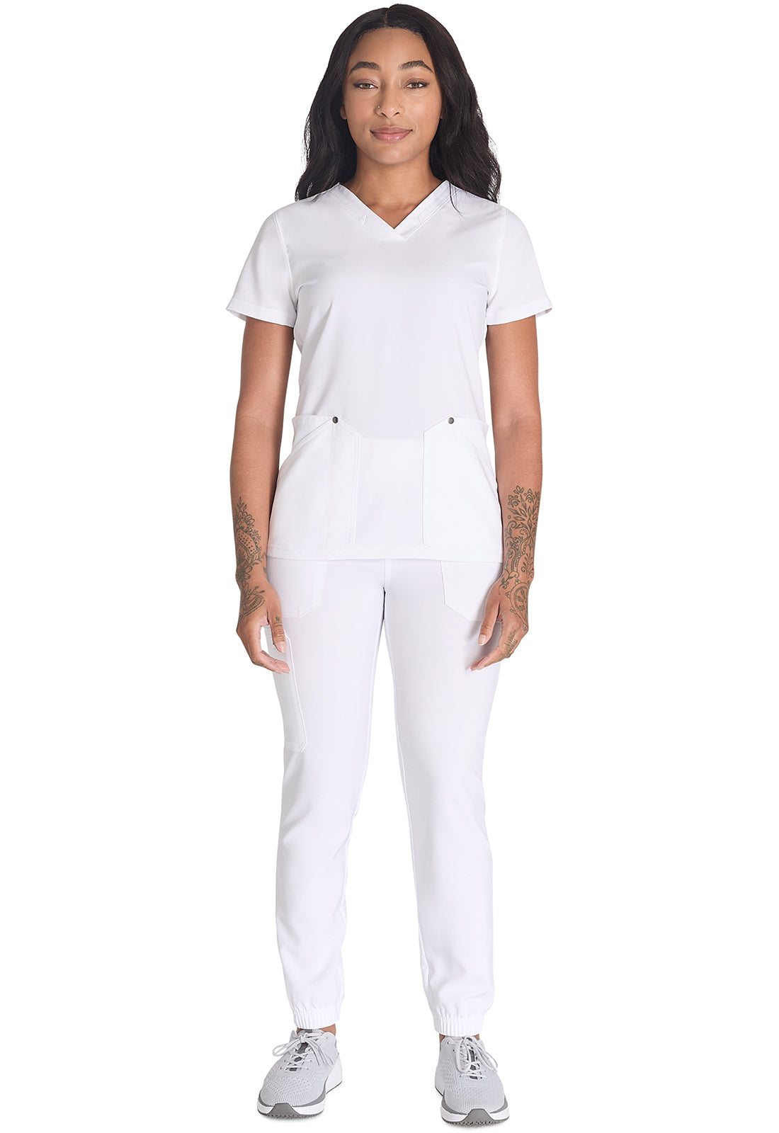 EDS NXT DK678 V-Neck Top White