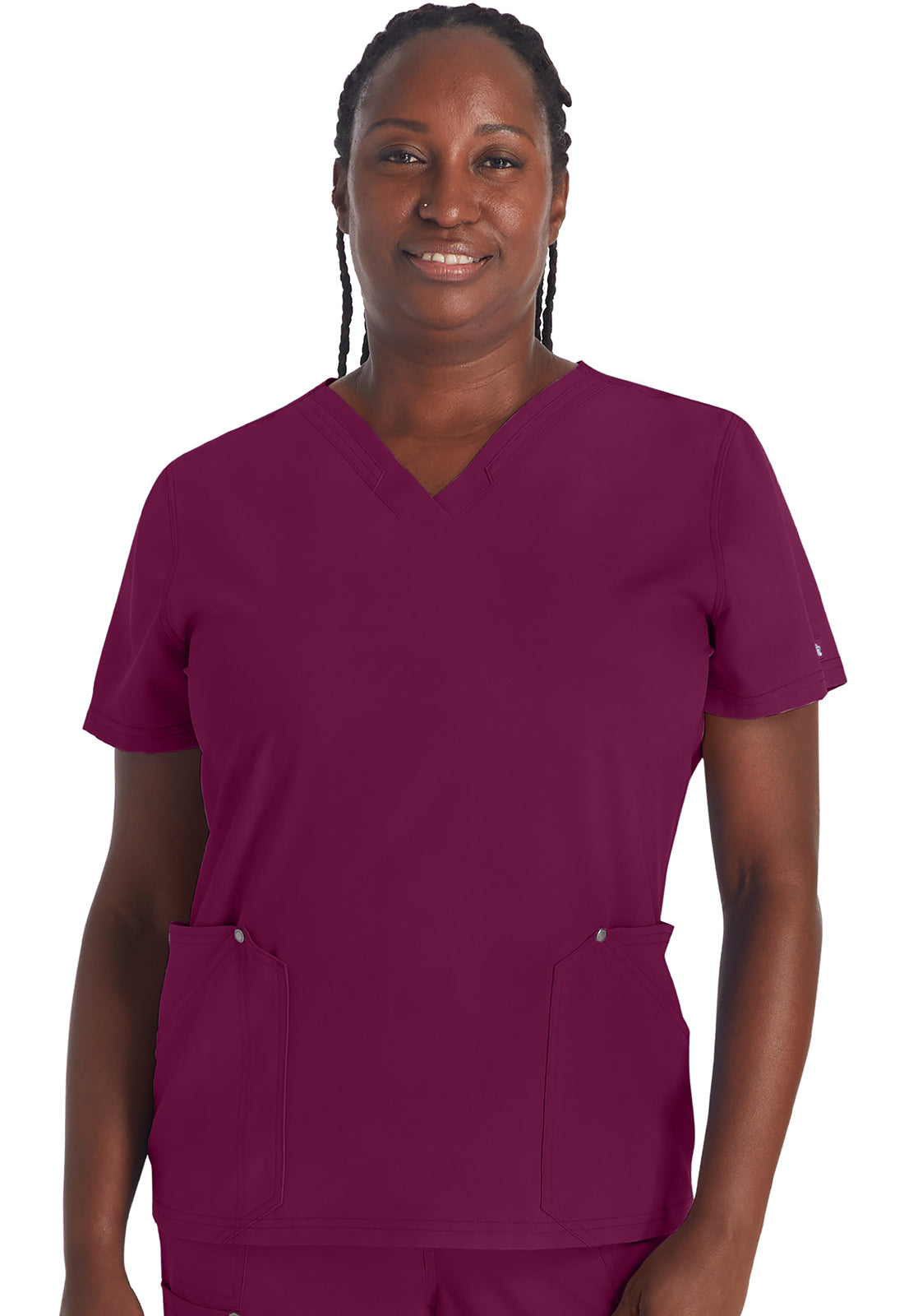 EDS NXT DK678 V-Neck Top Wine