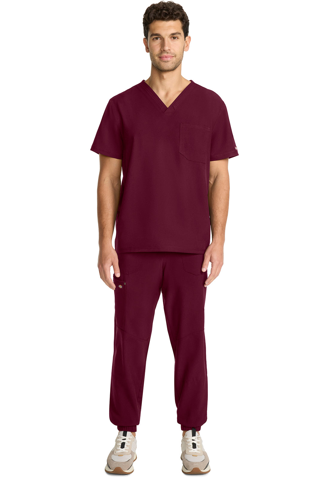 EDS NXT DK693 Men's Tuck-in V-neck Top Wine